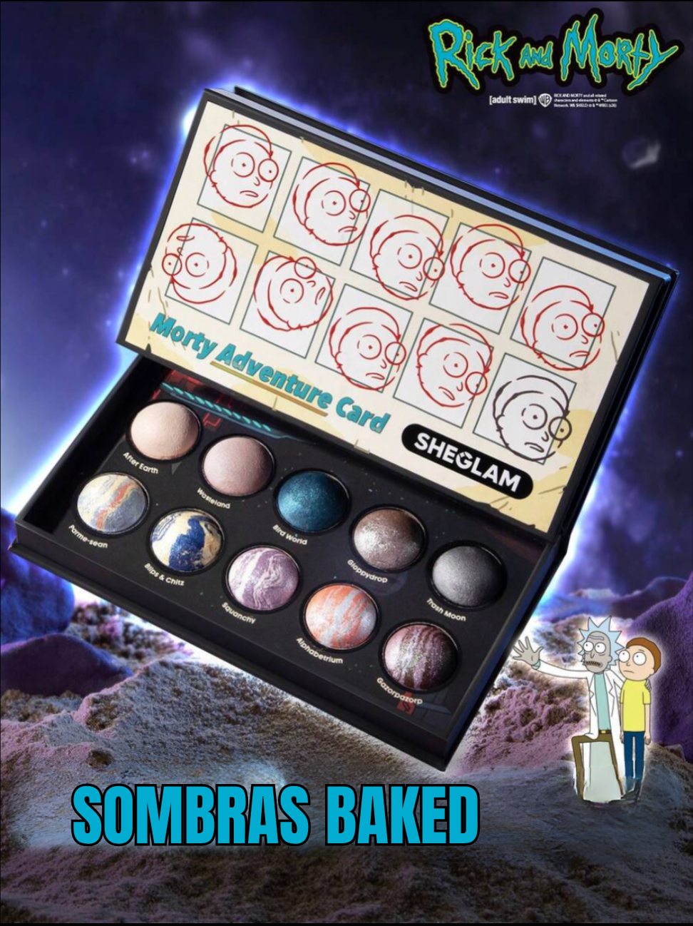As Aventuras de Morty Paleta De Sombras
