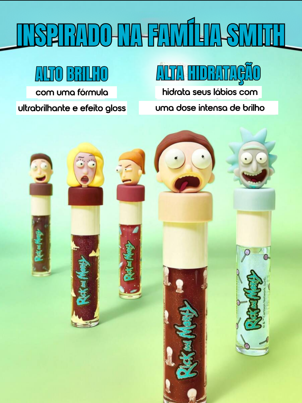 Conjunto De Gloss Labial Família Sanchez