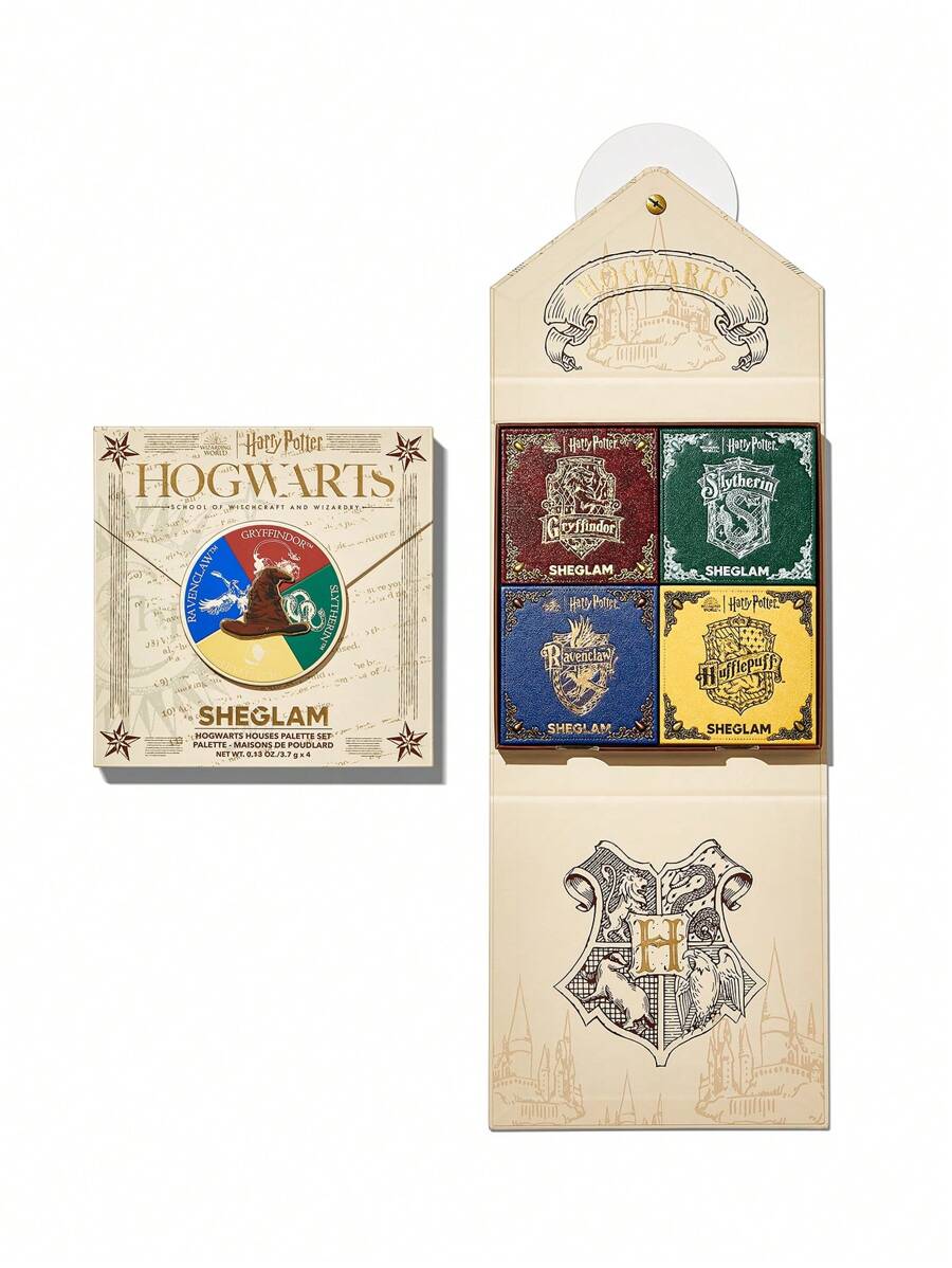 Conjunto Completo Paleta de Casas 4 Peças Harry Potter