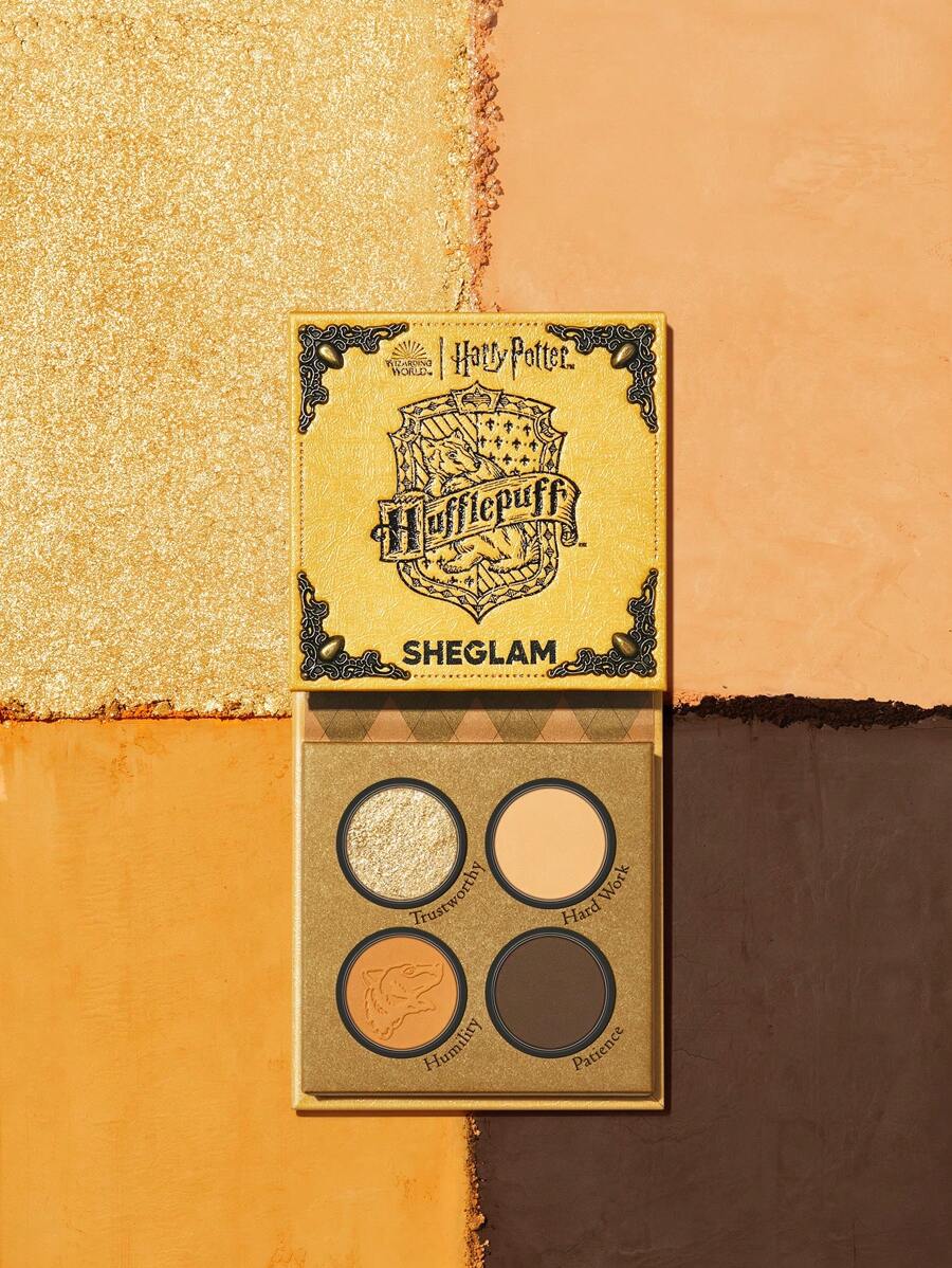 Paleta de Sombra 4 Cores Lufa-Lufa Harry Potter