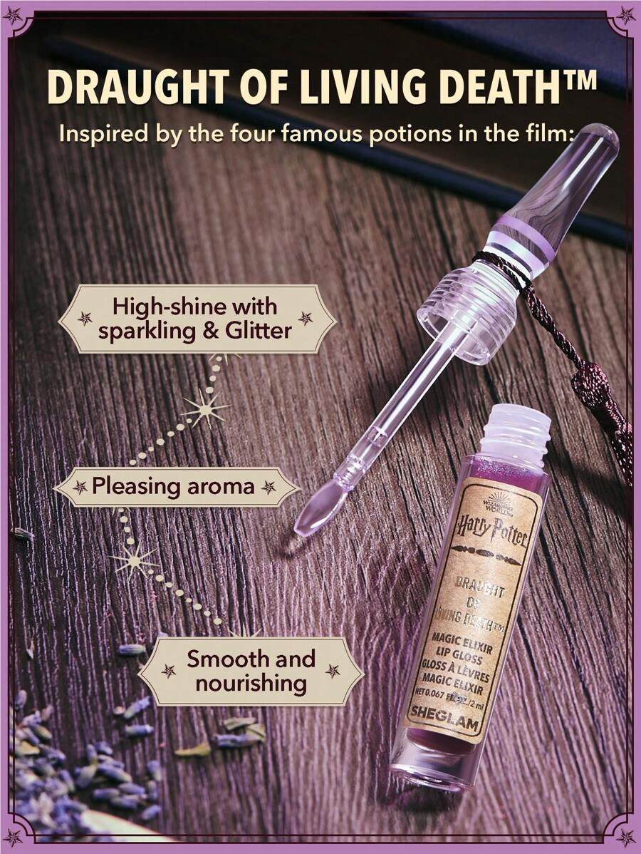 Elixir Magico Gloss Labial Poção do Morto-Vivo Harry Potter