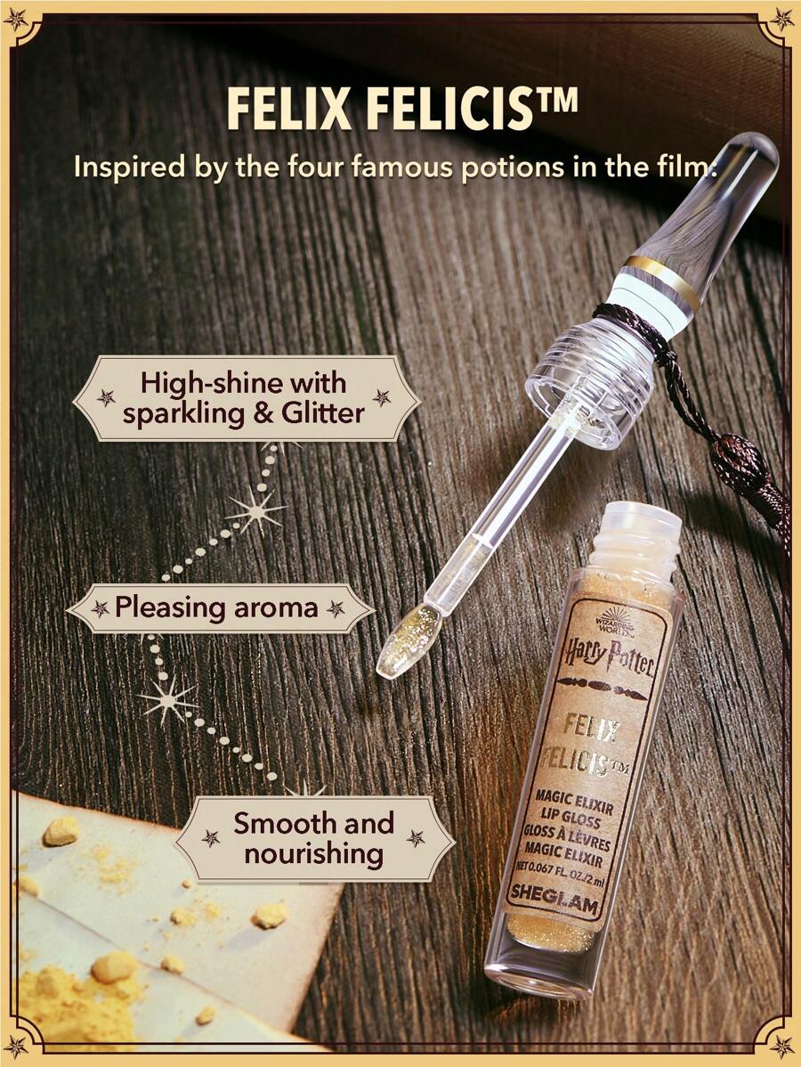 Elixir Magico Gloss Labial Poção Felix Felicis Harry Potter