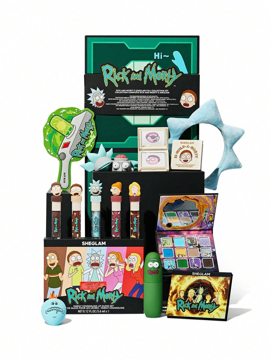 Coleção de Maquiagem Completa Rick and Morty