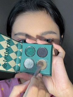 Paleta de Sombra 4 Cores Sonserina Harry Potter