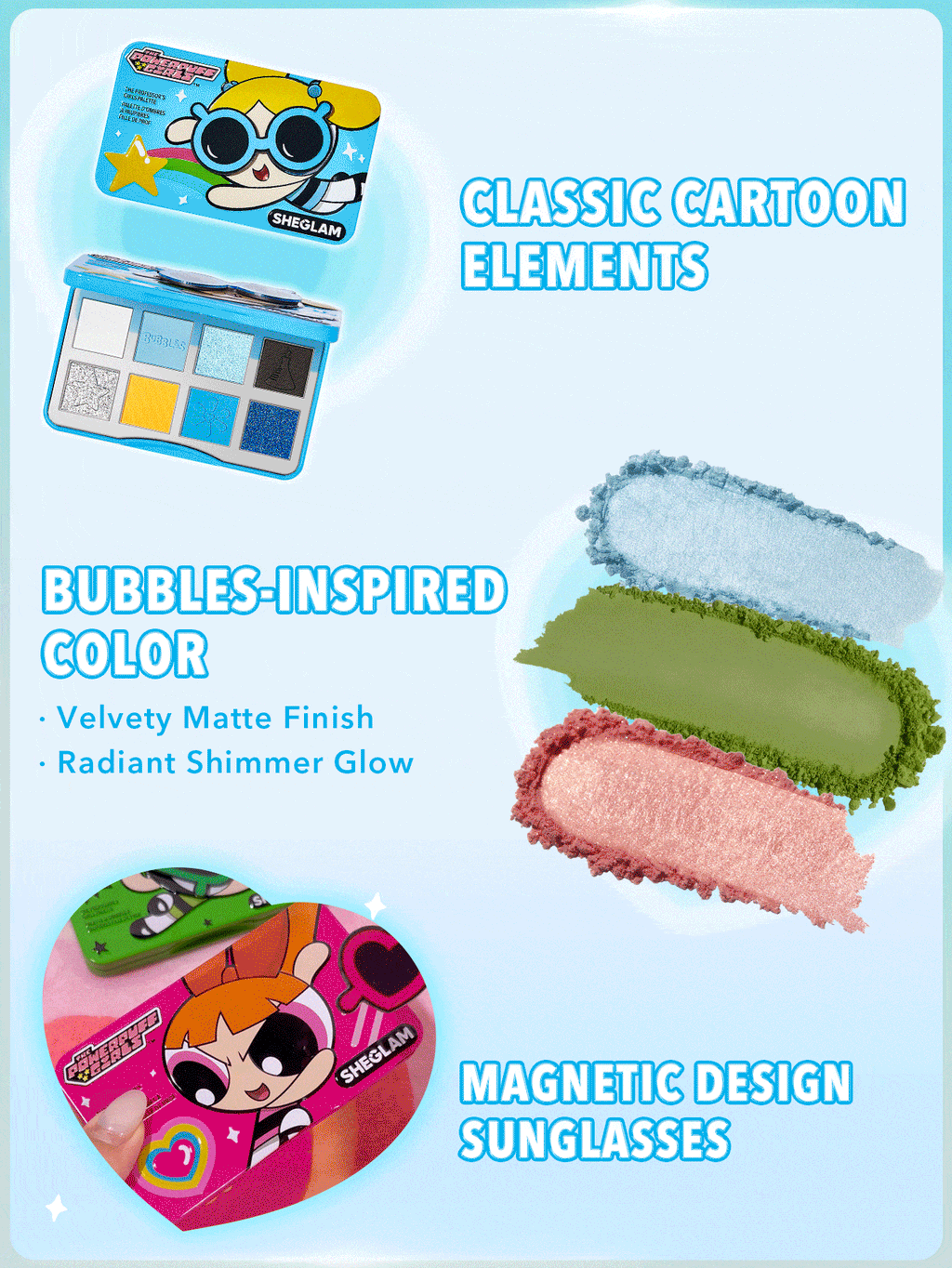 Paleta De Sombras Lindinha As Meninas Super Poderosas
