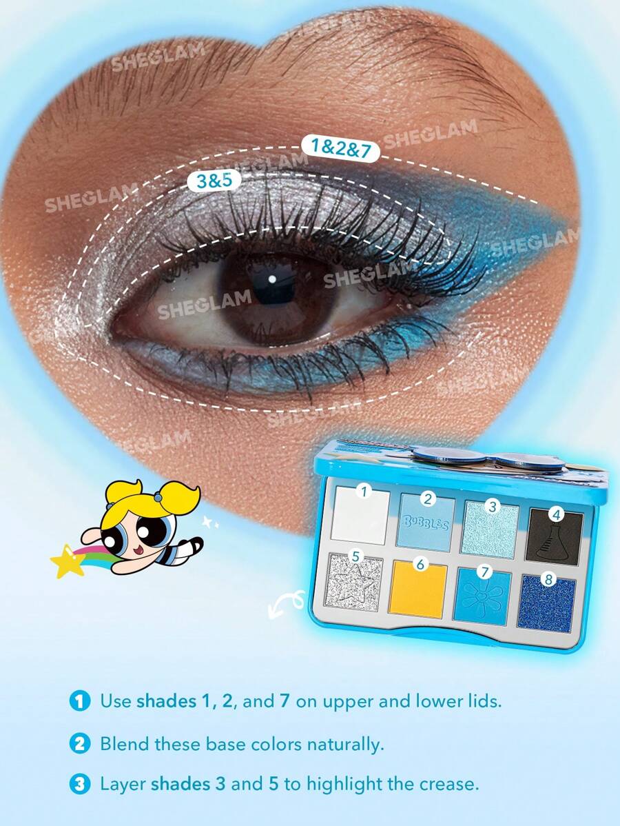 Paleta De Sombras Lindinha As Meninas Super Poderosas