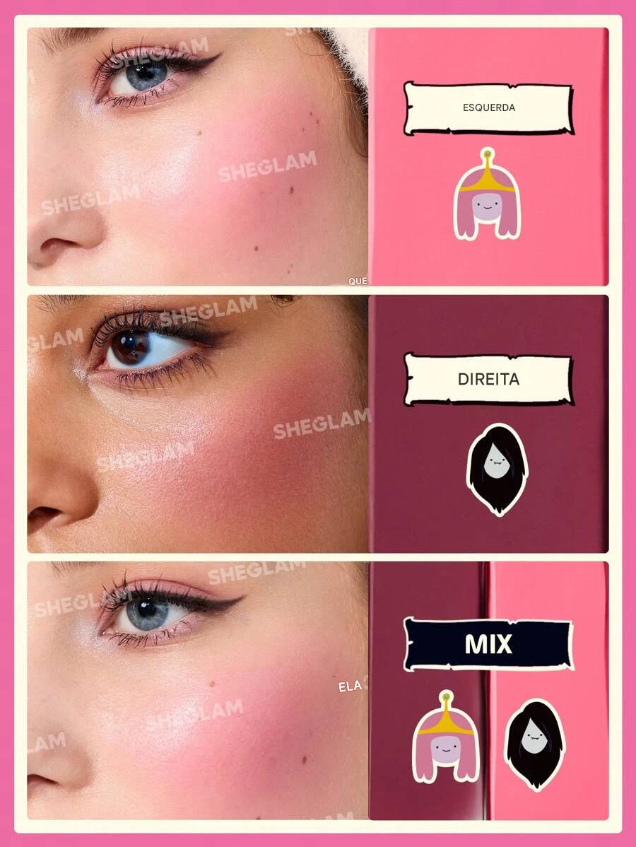 Dupla de bolha Blush Cremoso Hora de Aventura