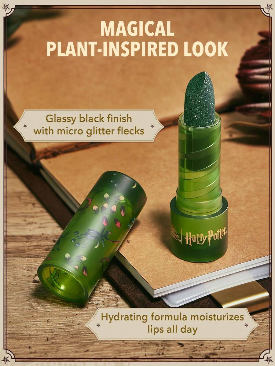 Batom Glitter Hidratante Planta Magica Harry Potter