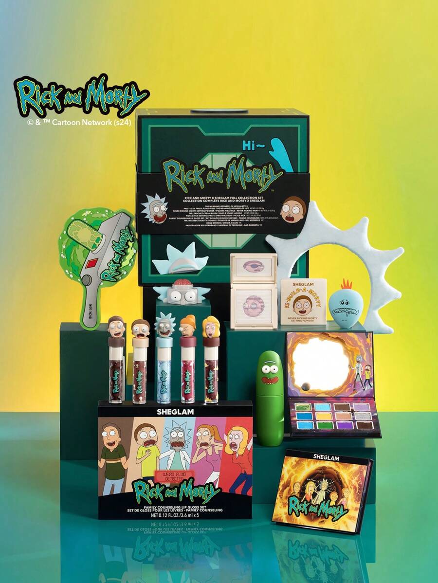 Coleção de Maquiagem Completa Rick and Morty