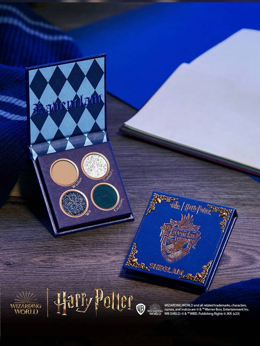 Paleta de Sombra 4 Cores Corvinal Harry Potter