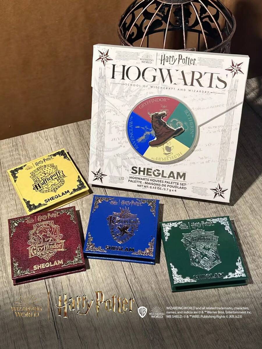 Conjunto Completo Paleta de Casas 4 Peças Harry Potter