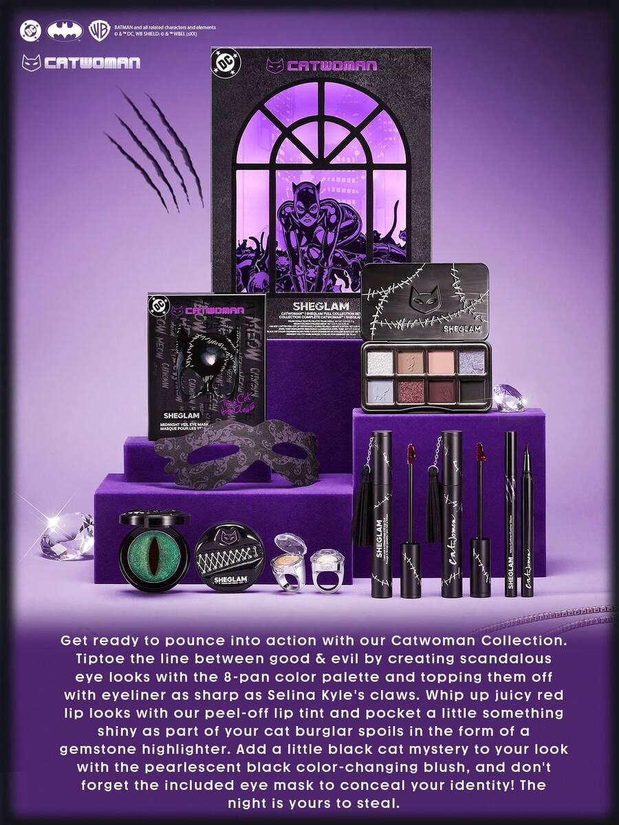 Felina Fatal Paleta De Sombras Mulher Gato