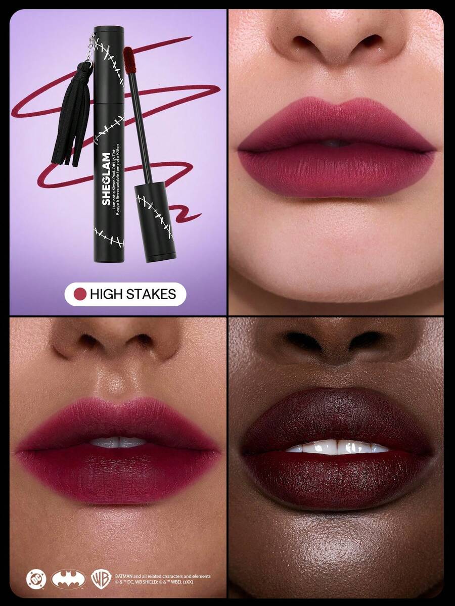 Apostas Altas Tinta Labial Removível Mulher Gato