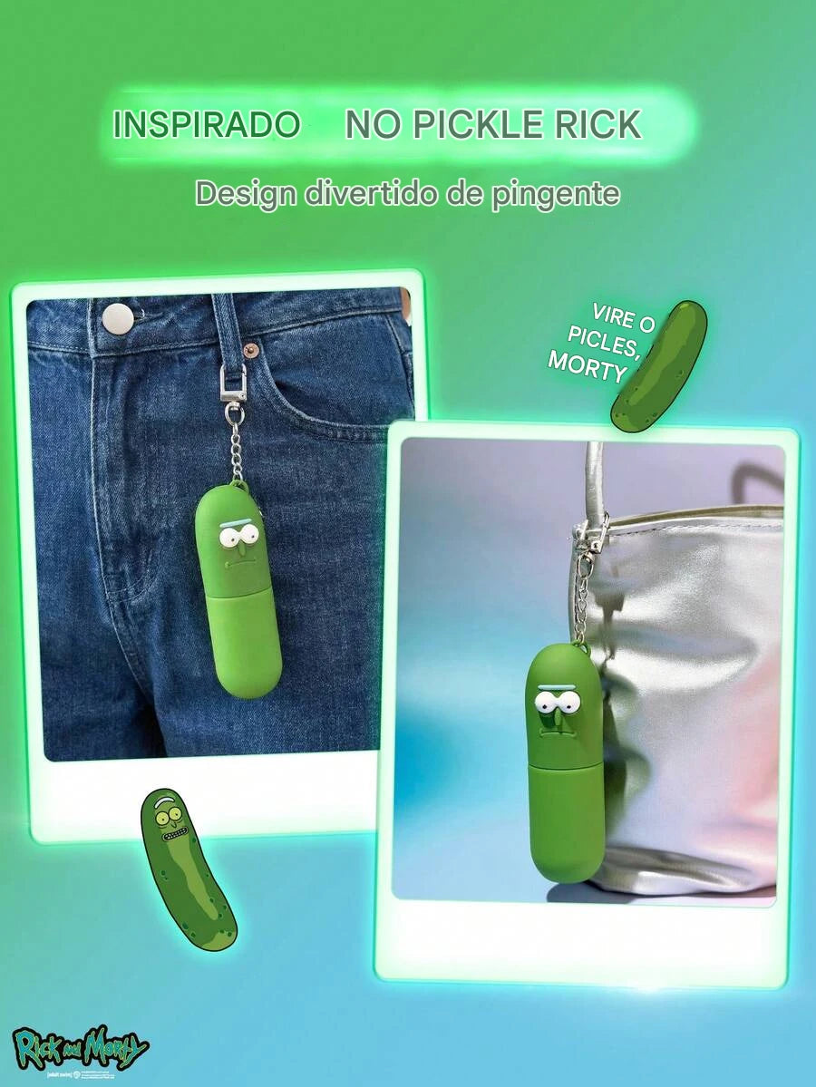 Pickle Rick Spray Higienizador De Mãos