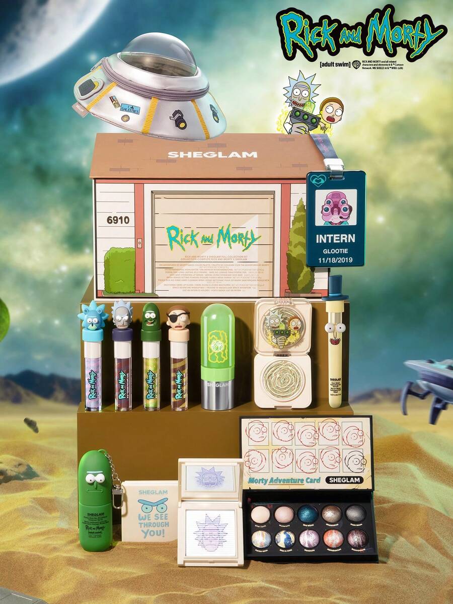 Coleção de Maquiagem Completa Rick and Morty V2
