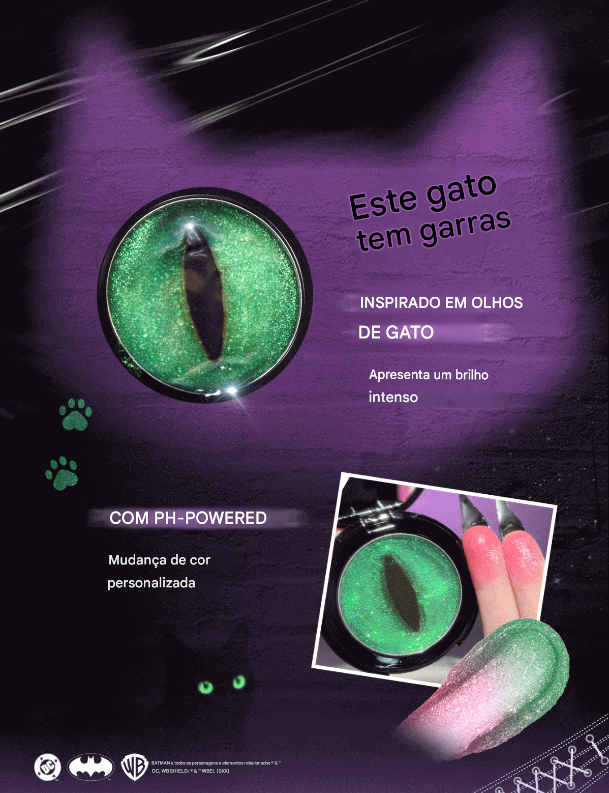 Coleção de Maquiagem Completa Mulher Gato
