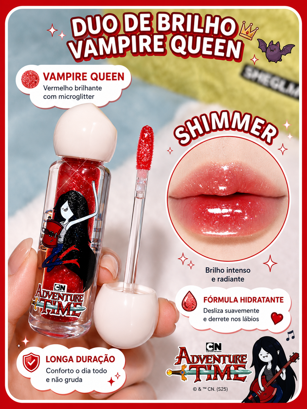 Gloss Labial Marceline Hora de Aventura