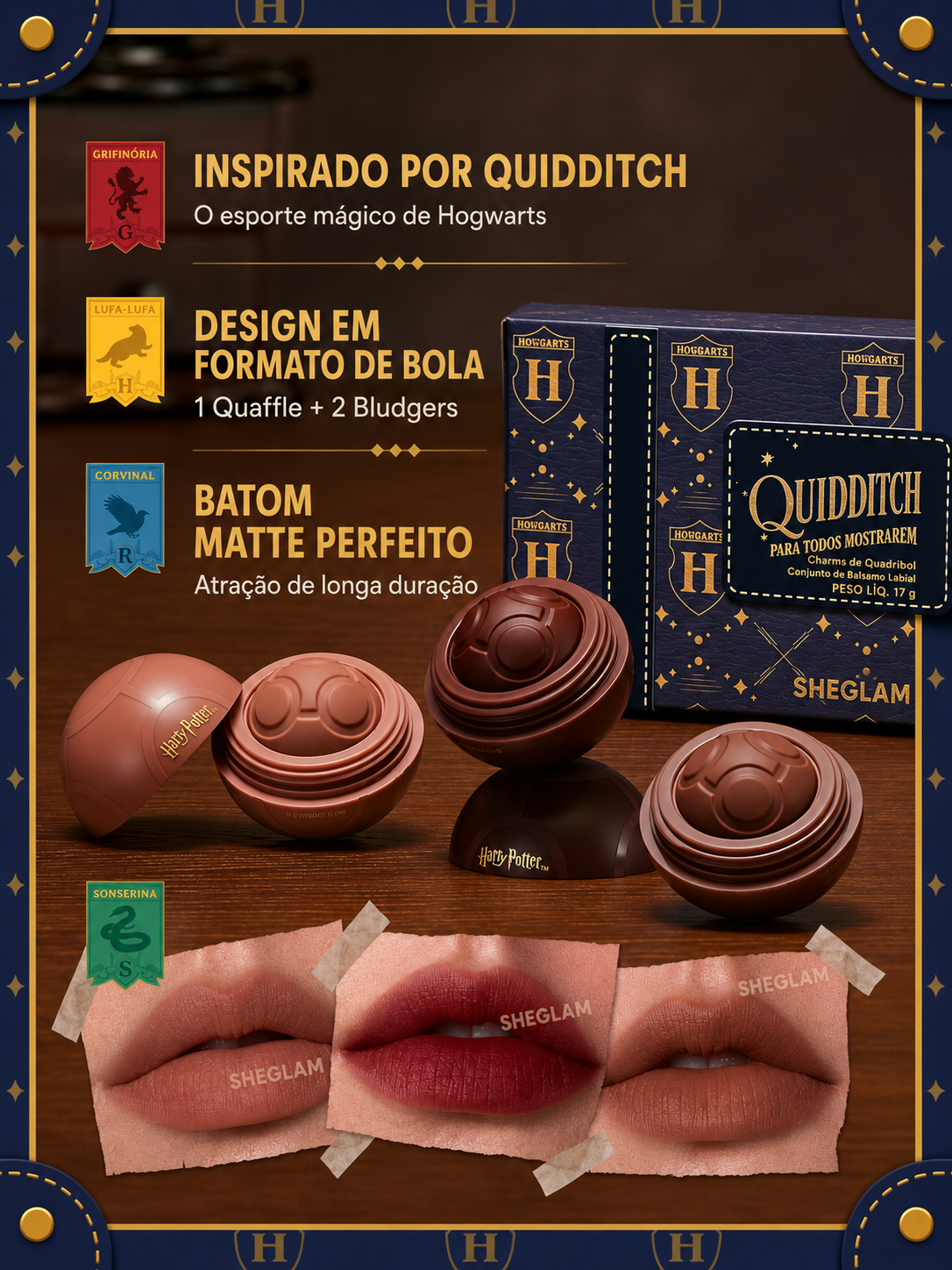 Coleção de Maquiagem Completa Harry Potter
