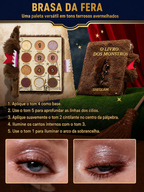 Paleta Livro dos Monstros Antiborrões Harry Potter