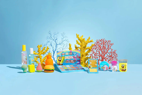 Coleção de Maquiagem Completa Bob Esponja Calça Quadrada