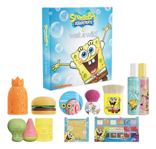 Coleção de Maquiagem Completa Bob Esponja Calça Quadrada
