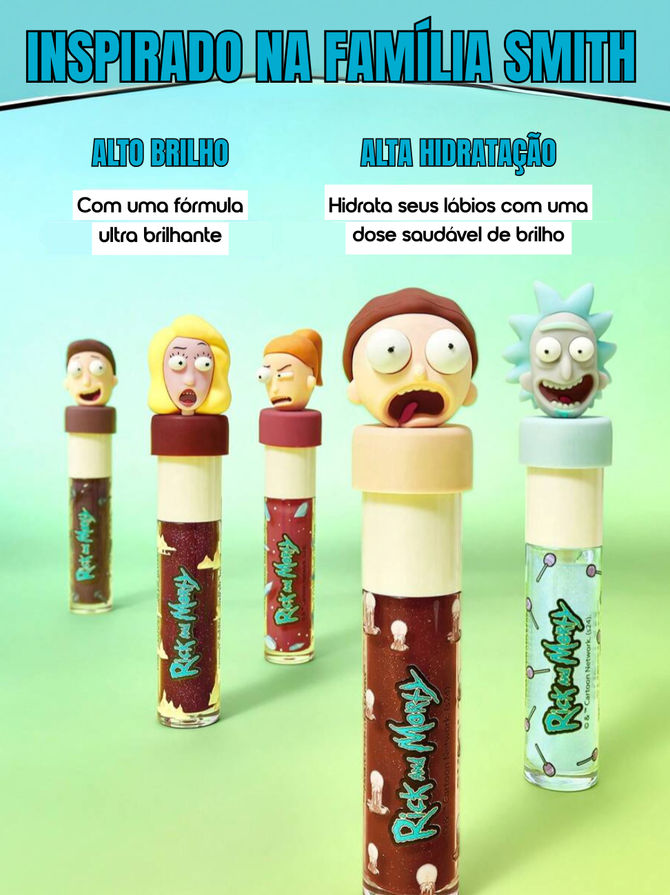 Coleção de Maquiagem Completa Rick and Morty
