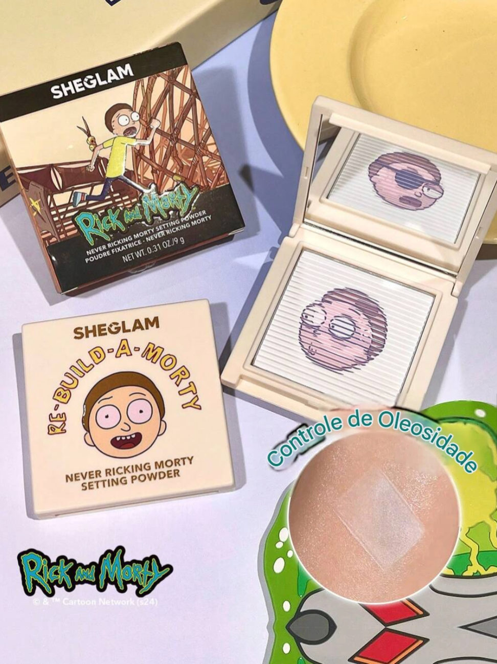 Morty Pó Fixador Translúcido
