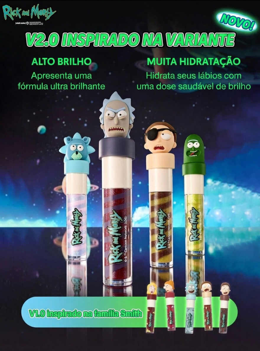 Coleção de Maquiagem Completa Rick and Morty V2