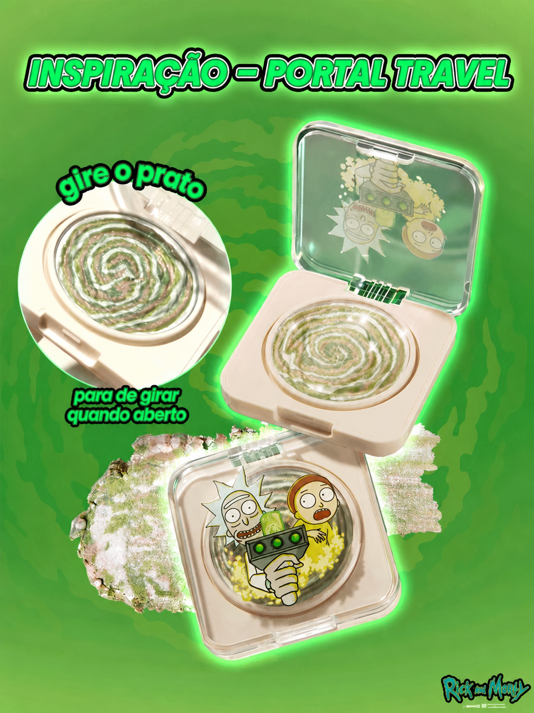 Coleção de Maquiagem Completa Rick and Morty V2